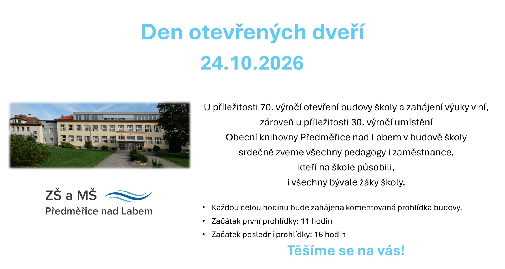 Den otevřených dveří v ZŠ