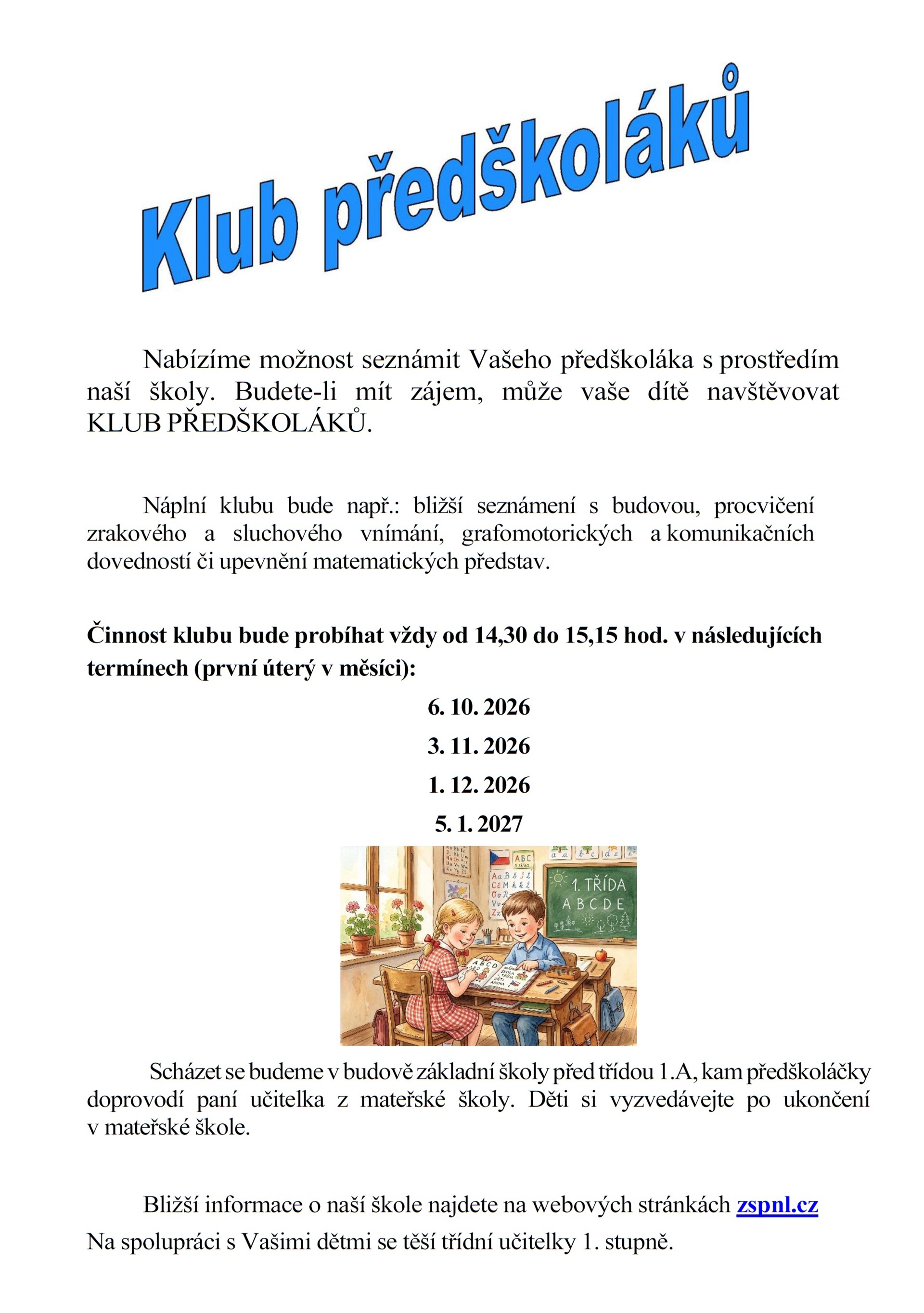 Klub přeškoláků